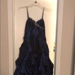 Royal blue formal dress